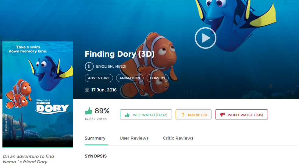 Finding dory full movie, online